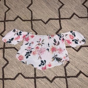 Kimchi Blue UO off the shoulder top